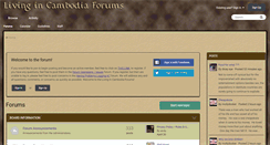 Desktop Screenshot of livingincambodiaforums.com